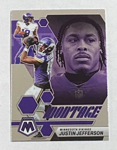 2023 Panini Mosaic Montage #M-20 Justin Jefferson Minnesota Vikings - Picture 1 of 2
