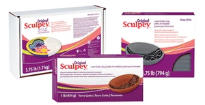 Sculpey "Original" Soft Oven-Bake Polymer Clay - Terracotta (454g / 795g / 3.6kg - Picture 1 of 7