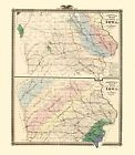 Iowa Geology Climate - Andreas 1874 - 23.00 x 26.36