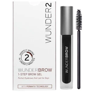 WUNDER2 Wunderbrow Waterproof Eyebrow Gel - Jet Black - Picture 1 of 1