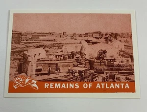 1965 Civil War Picture Card Reprint Single #46 Remains of Atlanta - Picture 1 of 2