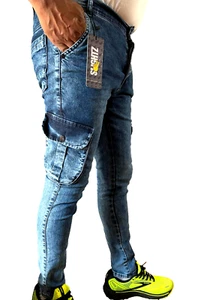 slim fit jeans stretch 2 side pockets - Picture 1 of 6