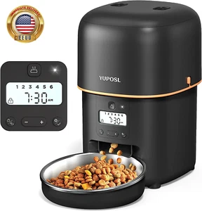 Automatic Cat Feeder - 2L Cat Food Dispenser, Timed Auto Pet Feeder with 180-Day - Picture 1 of 9