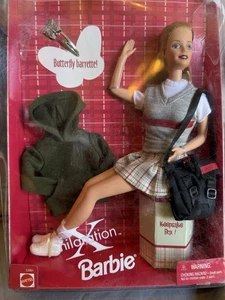 Muñeca Barbie Xhilaration 1999 Mattel 23961 falda con pasador mariposa sudadera con capucha en caja original - Imagen 1 de 9