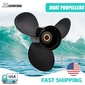 Hélice de barco PROP 10,1 x 13 para motores fueraborda Evinrude 15-35 HP 14 Spline, derecha - Imagen 1 de 7