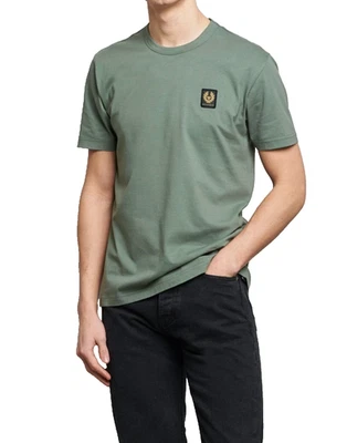 BELSTAFF T-Shirt Retro England 1924 Patch Cotton Tee Regular Cut Shirt Neu M — 第 1/4 张图片