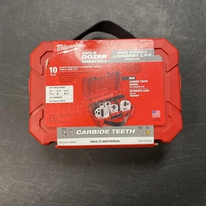 Milwaukee Tool 49-22-3084 10 Pc. Hole Dozer With Carbide Teeth Electrcian's - Picture 1 of 4