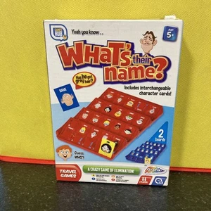 Games Hub Travel Kid’s 5+ Games What's Their Name? 2 Boards Cards New Crazy Game - Picture 1 of 6