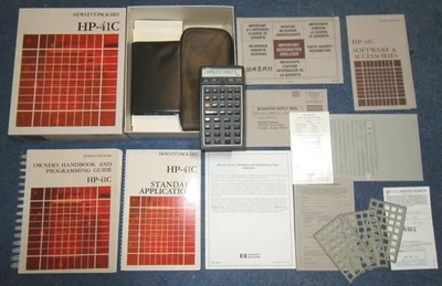 HP-41C wissensch.  UPN-Taschenrechner Made in U.S.A. Full Set RAR! (2019A00280) - Bild 1 von 4