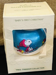 Hallmark Tree Trimmer Collection Ornament Grandson 1979 Snoopy & Woodstock - Picture 1 of 6