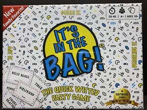 Gatwick Games It's in the Bag! Board Game Brand New Sealed - #1 Party Game 2019