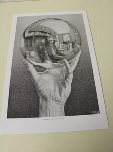 Poster M.C.Escher Hand With Reflecting Globe 2012 Borse Lev - Picture 1 of 2