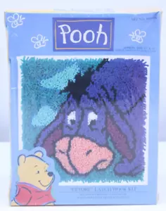 VTG Caron Latch Hook Pattern Kit WP0004 Eeyore Walt Disney NOS New Winnie Pooh - Picture 1 of 12