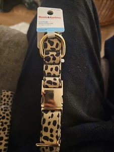Boots & Barkley Leopard Print w Buckle Dog Collar 1in Size Large  Up To 90 Lbs - Picture 1 of 1
