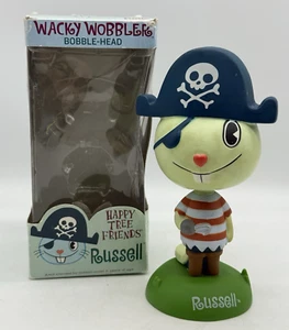 Figura Funko Wacky Wobbler Happy Tree Friends Russell Calavera y Huesos Cruzados Pirata - Imagen 1 de 17