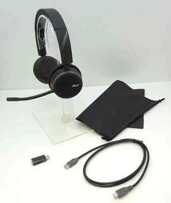 Plantronics Voyager 4220 UC BT600 USB-C Bluetooth Wireless PC Headset 211996-102 - Image 1 of 2