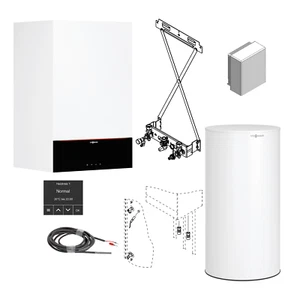 VIESSMANN Paket Vitodens 200-W Typ B2HF, 19 kW, 200 l, Heiztherme Brennwert - Bild 1 von 2