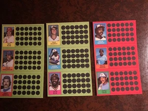 1981 Topps Scratch-Off Panels NRMT - Pete Rose, Andre Dawson, Eddie Murray - Bild 1 von 4
