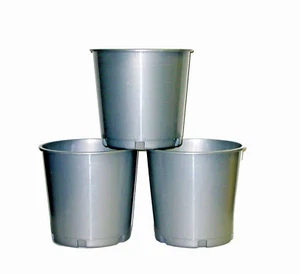3 - Silver Offering Buckets Donation Buckets. Ice Bucket Mfg USA No BPA - Foto 1 di 3