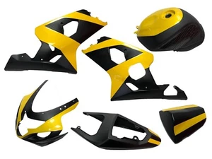 Carenado completo y tanque de combustible amarillo/negro Suzuki GSXR 600-750 K4-K5 - Imagen 1 de 1