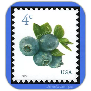 2022  BLUEBERRIES  2022  Genuine  USPS Definitive Stamp taken from  BCA  Pane  - Picture 1 of 1