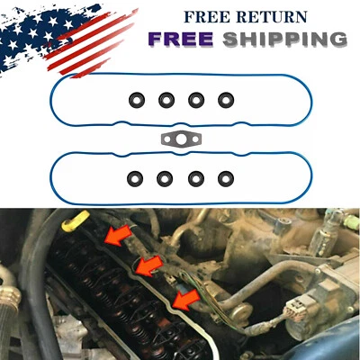 Juego de juntas de cubierta de válvula de motor para Chevrolet Silverado 1500 1999-2013 5,3 L 6,0 L Foto 1 de 4