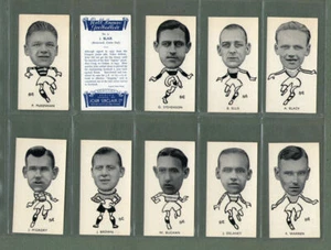 Tobacco cards set Cigarette cards Well-known Footballers 1938 Scottish - Imagen 1 de 6