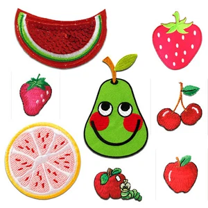 Aufnäher Bügelbild Frucht Obst Gemüse Patch Applikation Flicken Aufbügler - Bild 1 von 27