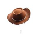 1/2/3 Stylish Felt Cowboy Hat For Women Cowgirl Hats With Wind Lanyard Sunhat