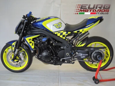 Deslizadores de cuadro de choque Triumph Speed Triple 1050/R/S 2005-2010 RD Moto T2S-SL01-K Foto 1 de 4