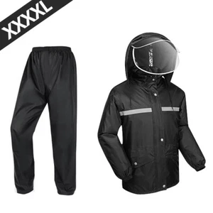 Tute Antipioggia Uomo Donna Giacche Pantaloni Gear Impermeabile Moto Hivis - Foto 1 di 13