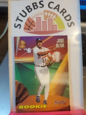 Jose Oliva  1995 Sportflix  #113 Rookie Card RC Braves - Image 1 of 2