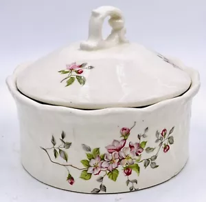 portagioie vintage rotondo floreale EMPRESS IRONSTONE - STAFFORDSHIRE ENGLAND - Foto 1 di 7