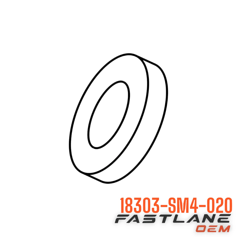 1990-2020 HONDACORD/CR-V/CR-Z/CIVIC JUNTA SILENCIADOR NOVO FABRICANTE DE EQUIPAMENTO ORIGINAL 18303-SM4-020 - Imagem 1 de 4