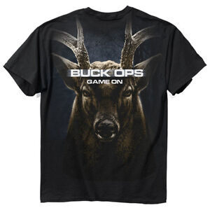 Hunting Buckwear Tee T'shirt Buck Ops Game On Deer Hunter