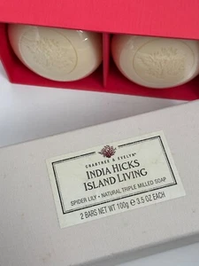 CRABTREE & EVELYN INDIA HICKS ISLAND LIVING SPIDER LILY  TRIPLE MILLED SOAP NEW - Bild 1 von 5