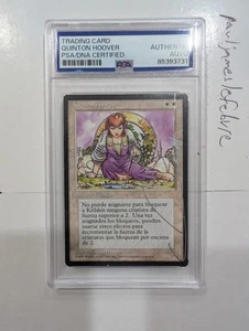 Kithkin Amrou* 4th Ed (Spanish) MTG Signed Quinton Hoover PSA Authentication - Picture 1 of 2