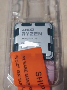 (New) AMD Ryzen 7 7700 Processor R7 7700 CPU 8-Core 3.8 GHz AM5 Processor - Picture 1 of 1