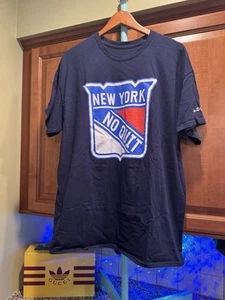 New York Rangers No Quit in New York NY Shirt Delta SGA MSG XL - No Tag πΈπ - Picture 1 of 9