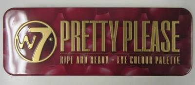 W7 PRETTY PLEASE Paleta de Sombras Pincel 12 Panelas VENDA AJUDA CÃES GATOS! - Imagem 1 de 3