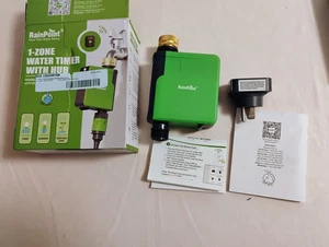 Rainpoint 1-Zone Water Timer ITV105 Water/Rustproof Rain Delay Watering - Picture 1 of 5