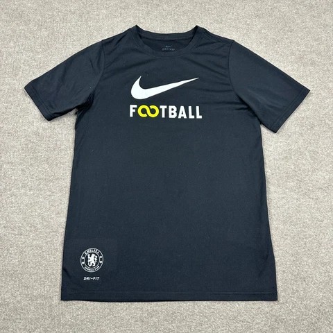 Chelsea Shirt Youth Size XL Black Soccer Futbol Nike Football Unisex Kids Cover