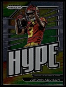 2023 Prizm Football Draft Picks #HP-8 Hype Jordan Addison (RC) Vikings - Picture 1 of 2