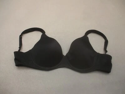 34D Ambrielle Mujer Negro Forrado Con Aros Cierre Trasero Ajustable Demi Bra 3C Foto 1 de 4