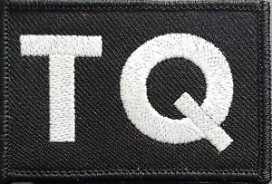 TQ 3" x 2" TOURNIQUET Patch W/ Hook Adhesive Fastener Tactical Morale - Picture 1 of 2