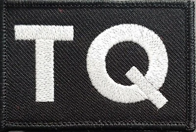 TQ 3" x 2" TOURNIQUET Iron-On Sew Patch  Tactical Morale  - Image 1 of 2