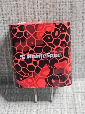 Bloque de alimentación MobileSpec USB tipo C y USB (ROJO) Foto 1 de 3