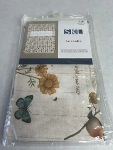 Saturday Knight LTD SKL Le Jardin Valance 13"L 58”W Floral Garden NEW - Picture 1 of 5