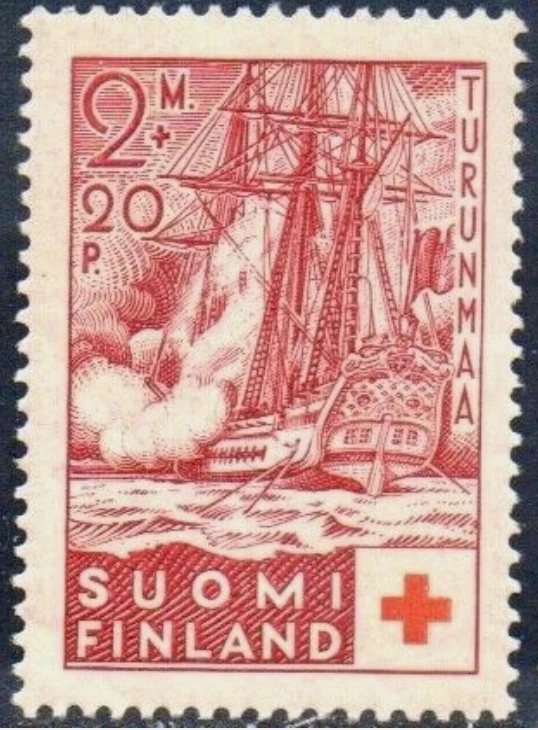 Finland #Mi200 MNH 1937 Sailing Frigate Turunmaa [B25] - Image 1 of 1
