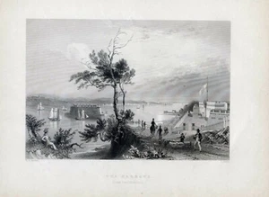 THE HARROWS FROM FORT HAMILTON, NEW YORK 1840 - Picture 1 of 1